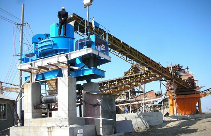 河北邢臺(tái)300t/h制砂生產(chǎn)線